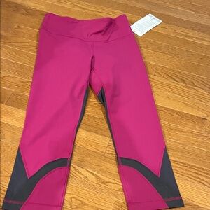 Lululemon Athletica Pink and Gray Leggings